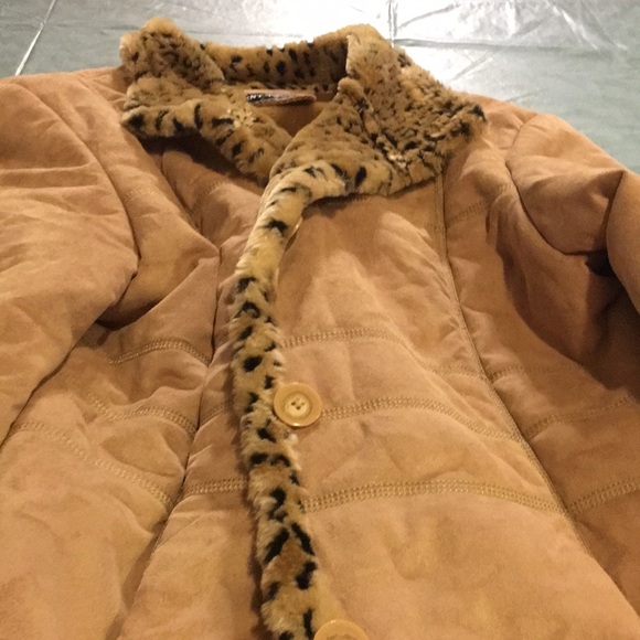 Regent Park Faux Suede Womans Coat Size Large Excellent Like NEW Gorgeous Warm - Picture 8 of 8